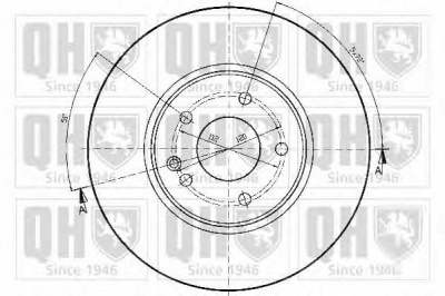 QUINTON HAZELL bdc4776 -  Тормозной диск